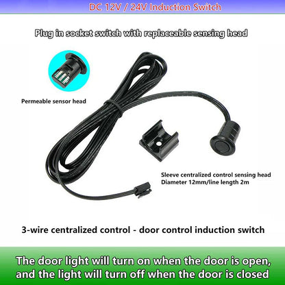 LED Cabinet Light Sensor Motion On/Off Switch