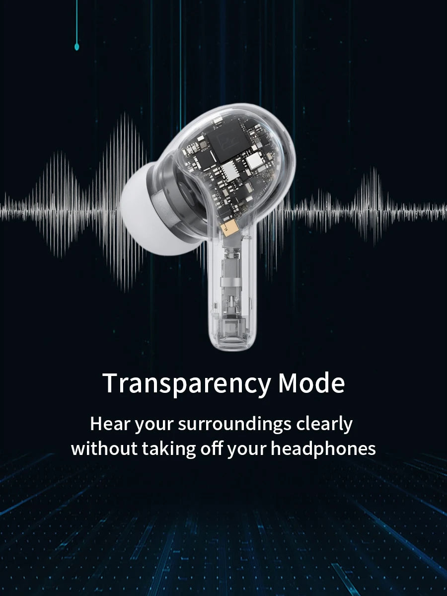 Bluetooth noise cancelling wireless earbuds