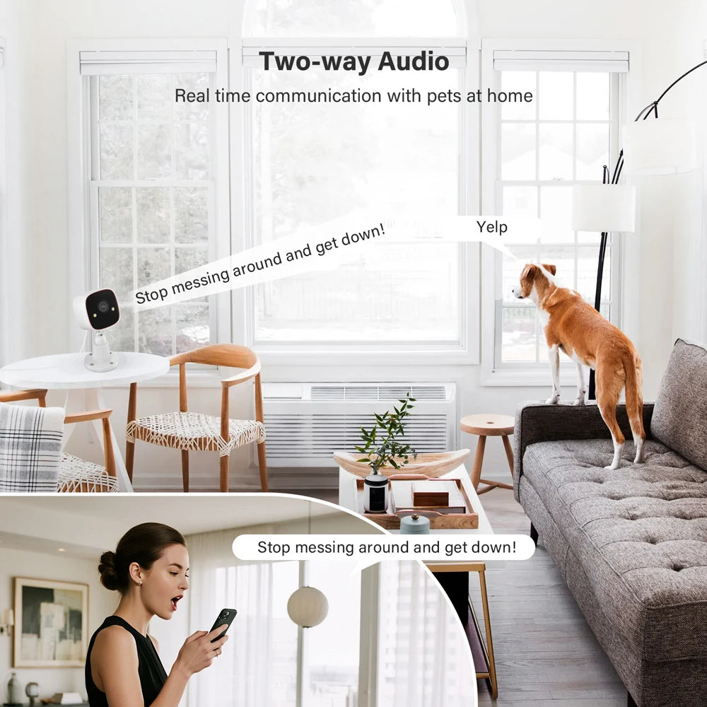 Outdoor Wireless Security Camera 3MP 1296P, With WiFi, Home Security Surveillance
