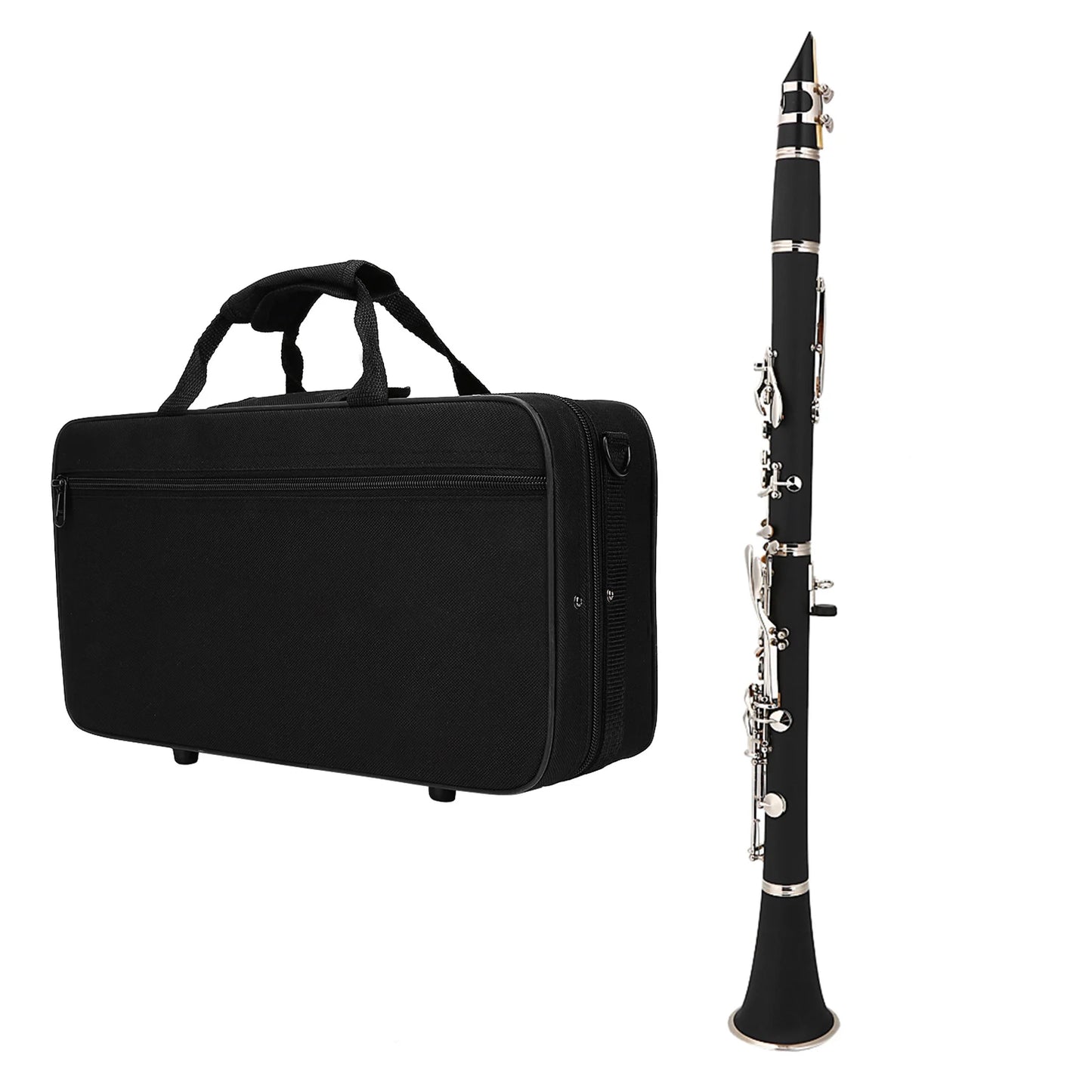 17 Key Descending B Tone Bakelite Clarinet