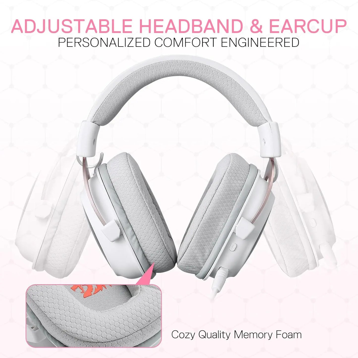 Redragon H510 PRO 3-Mode RGB Gaming 7.1 Surround Sound Headset