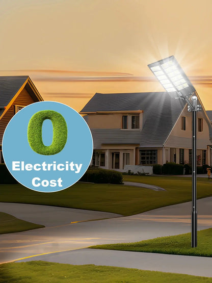 2-Pack 5000W Solar Street Lights