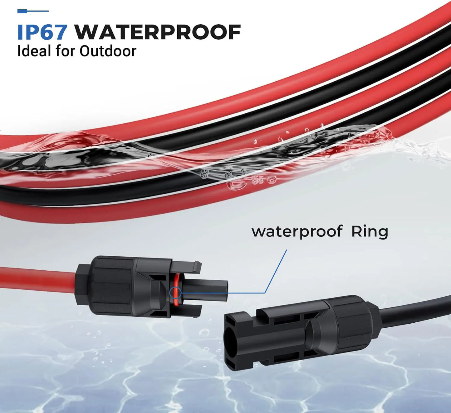 1 Pair Solar Connector Cables