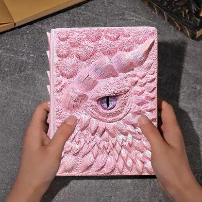 3D Dragon Eye Embossed Writing Journal For Dragon Lovers