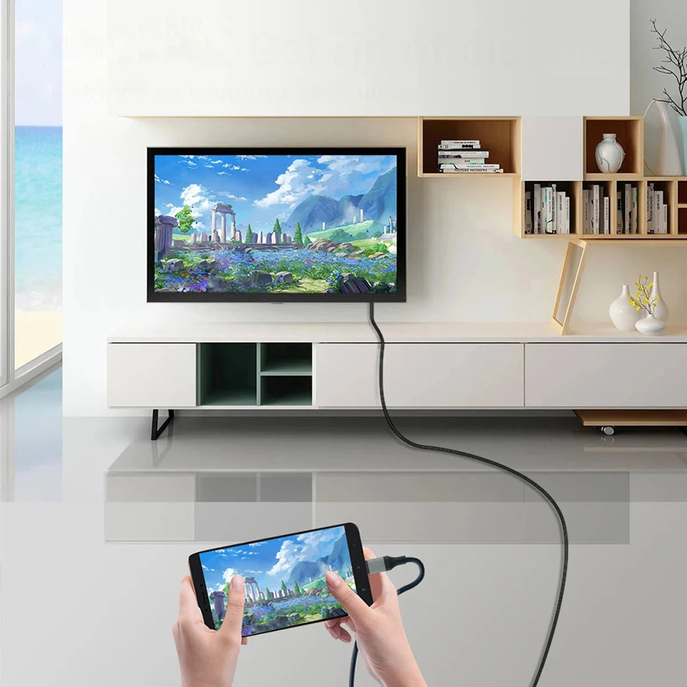 Type-C To HDMI-compatible Adapter Cable