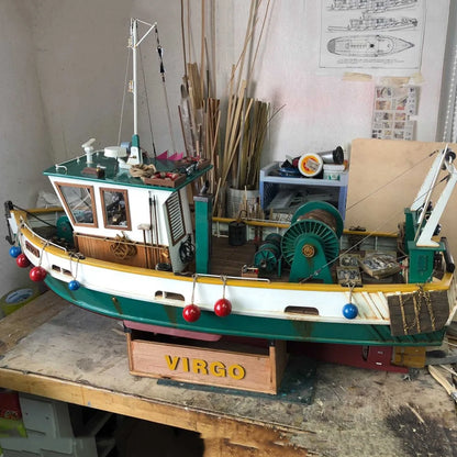 1/8 scale RC Small Fishing Ship