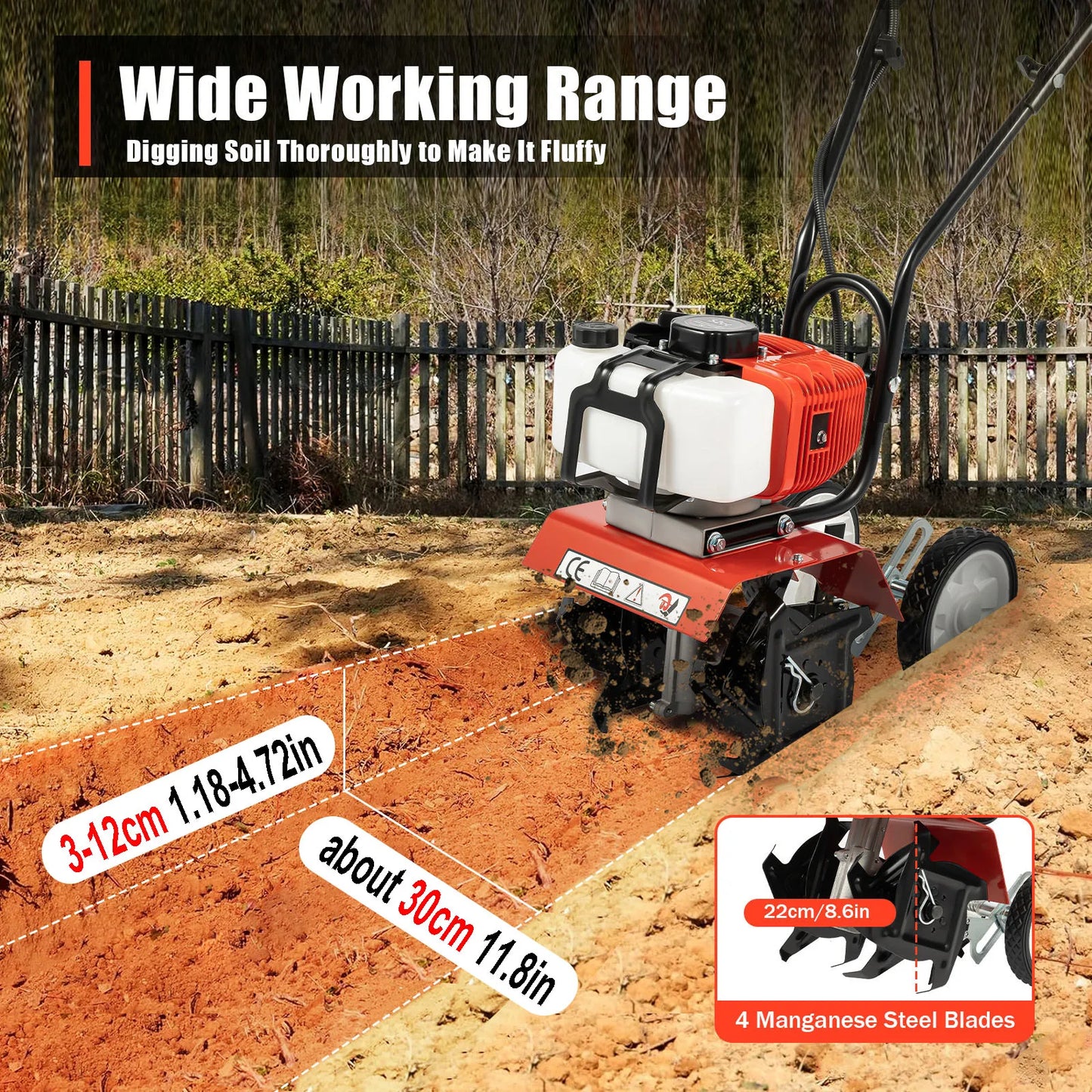 52CC Gasoline Garden Cultivator