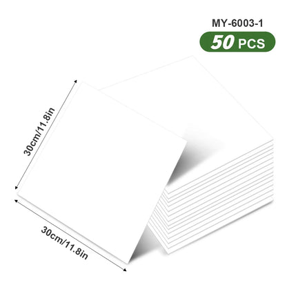50pcs SXP Floor and Wall Tiles Peel and Stick 11.81x11.81in Self-Adhesive Applies to any Indoor Surface