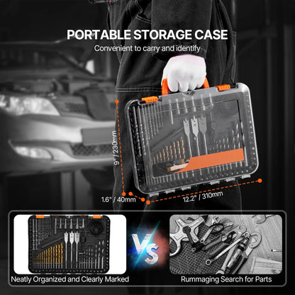 70/100/101/246/318 PCs Drill Bit and Screwdriver Bit Set