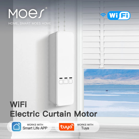 MOES Tuya WiFi Smart Motor Electric Chain Roller Blinds