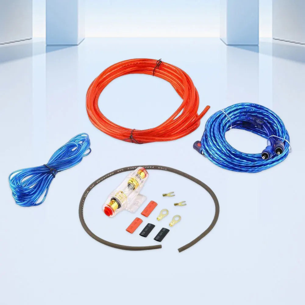 8GA 1500W Car Subwoofer Audio Speakers Wiring Kit