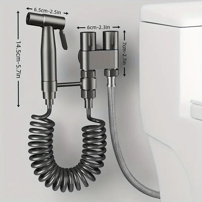 Stainless Steel double outlet Shower valve control