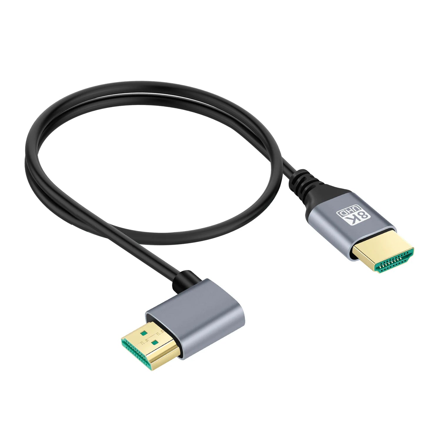 90 Degree Male To Male HDMI Cable