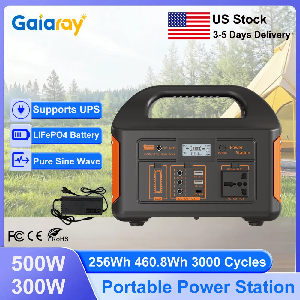 460.8Wh Portable Solar  Power Station