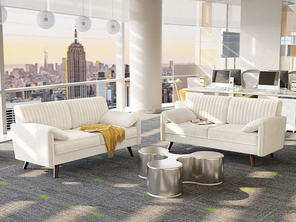64.5" Loveseat Sofa, Chenille Covered Loveseat for Living Room and Small Spaces