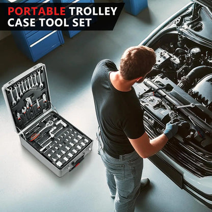 799pcs Tool Set Home Repair Tool kit with Trolley Case