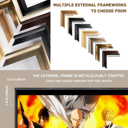 Japanese Manga Multi-Size Canvas Poster Double Framed Wall Art