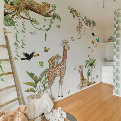 Adorable Woodland Creatures Wall Decals for Kids Room or Nursery Decor