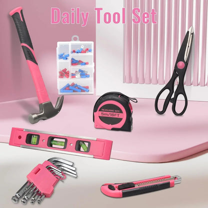 450-Piece Pink Tool Set