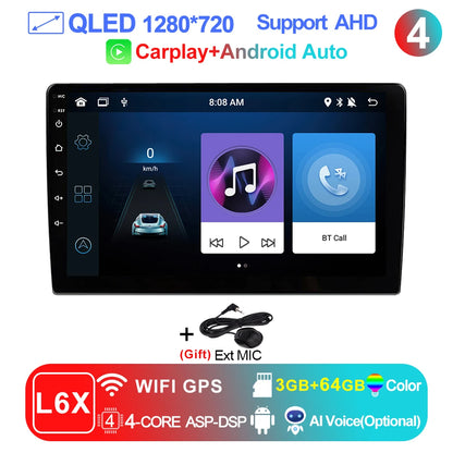 9 inch Wireless Carplay 2din Android 15 Car Radio and Multimedia Video Player