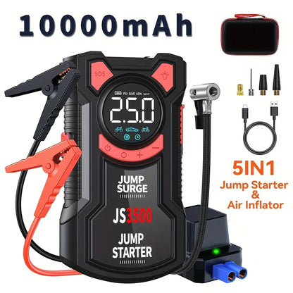 5-in-1 Multifunctional Air Pump Jump Starter