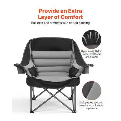 Oversized Camping Chairs With 450lbs Capacity