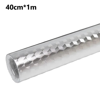 Modern Kitchen Oil-proof Self Adhesive Contact Paper: High-temperature Aluminum Foil Design for counters and Cabinets