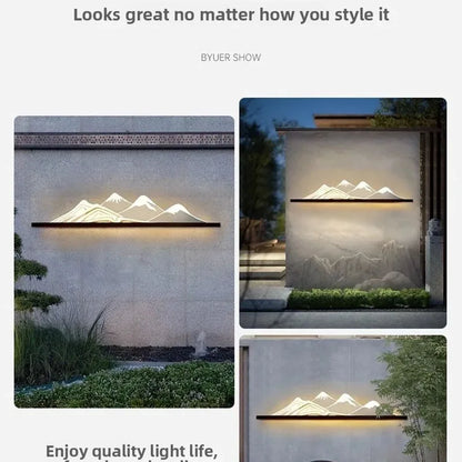 New Style Solar Lamp Courtyard Exterior Wall Decorative Lamp