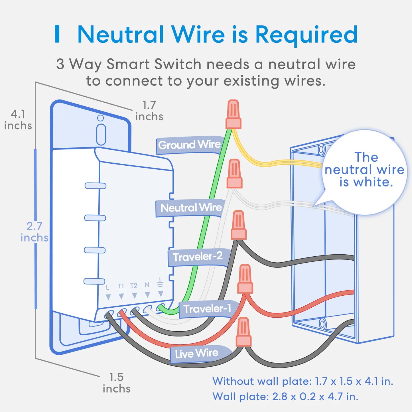 3 Way Smart Switches WiFi Light Switch