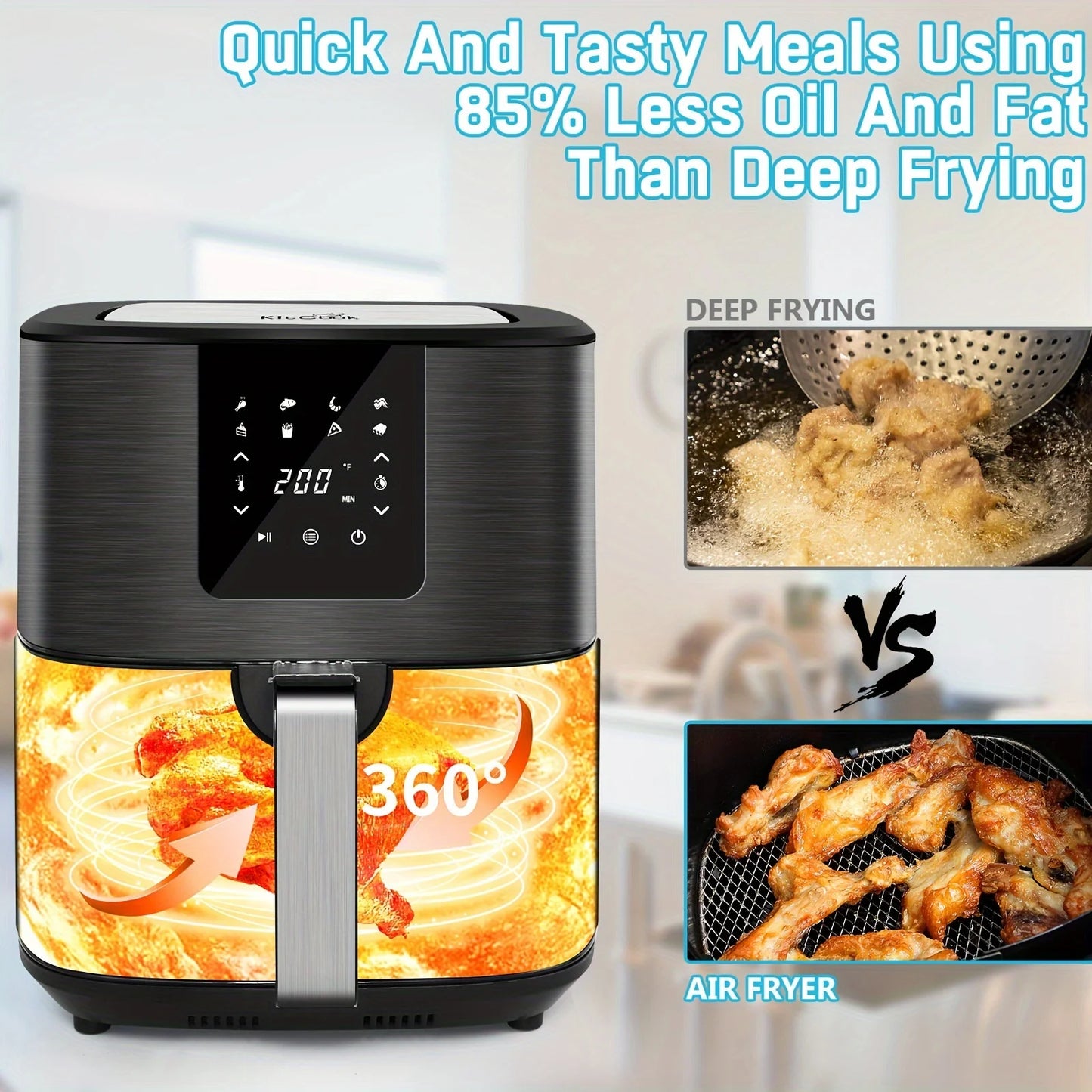 7QT Air fryer With Digital Touch Screen