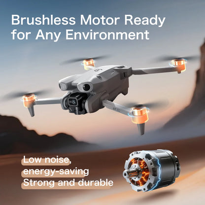 RC Quadcopter Drone 8K HD Aerial Photography Remote Control Aircraft Dual Camera WIFI GPS Three Sided Obstacle Avoidance