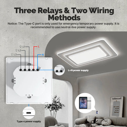 WiFi Smart Device Control Panel With 3.5" Touch Screen