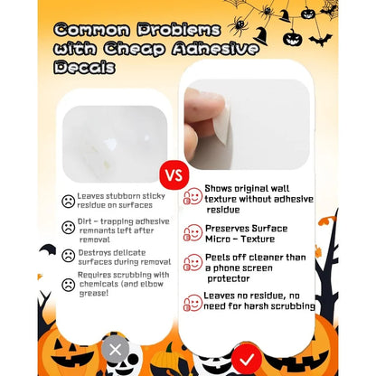 120pcs Halloween Bats Decorations for Outdoor and Indoor Use 3D Bat Stickers Ideal for Wall, Window, Home