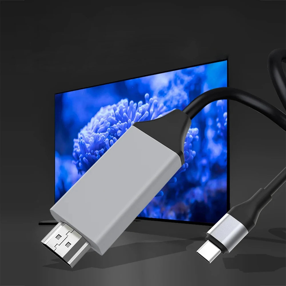 Type-C To HDMI-compatible Adapter Cable