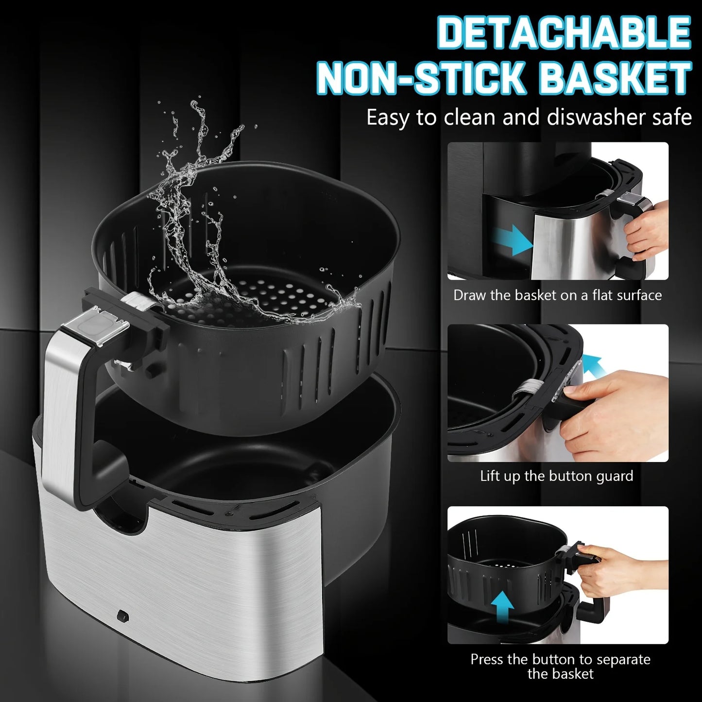 7QT Air fryer With Digital Touch Screen