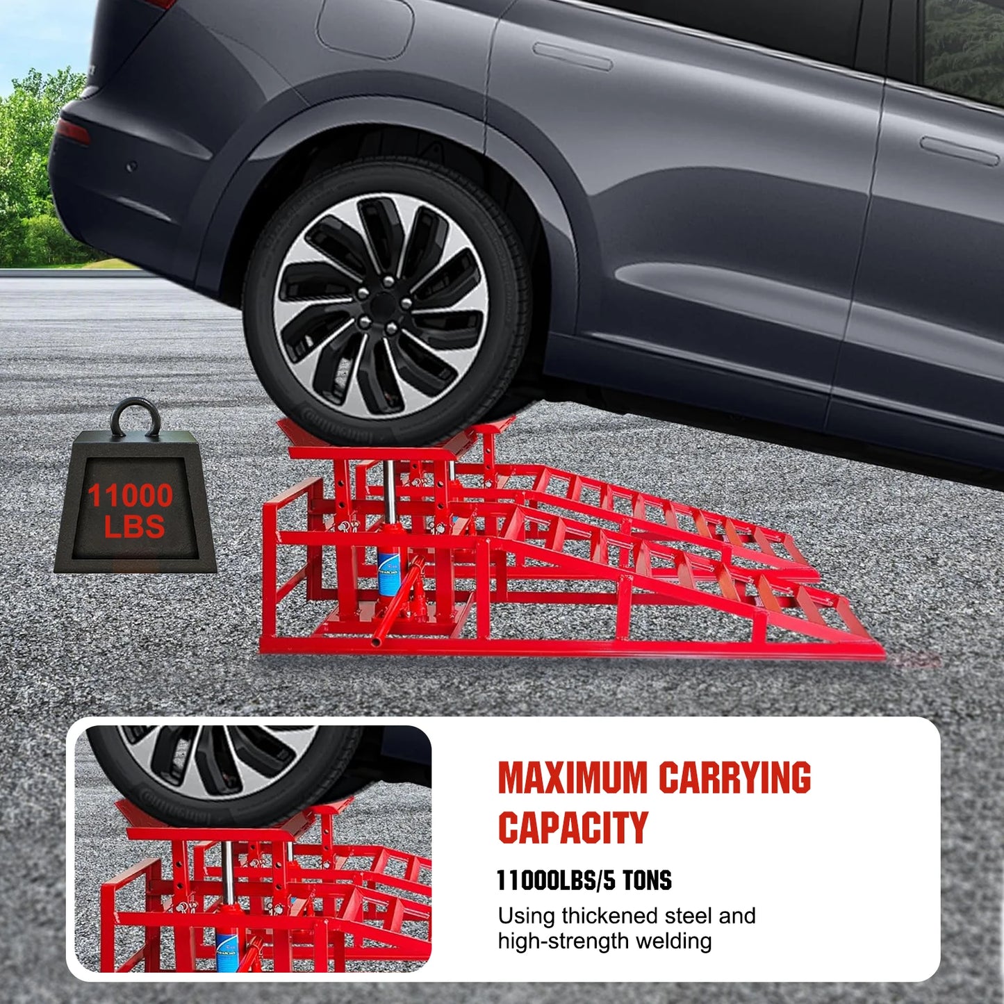 5 Ton Heavy Duty Hydraulic Lift Car Ramps