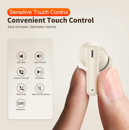 Wireless Bluetooth 5.3, HD Microphone, HIFI Earphones