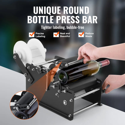 Manual Round Bottle Labeling Machine