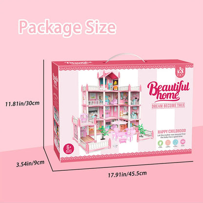3D Princess Castle Villa Children's Play House