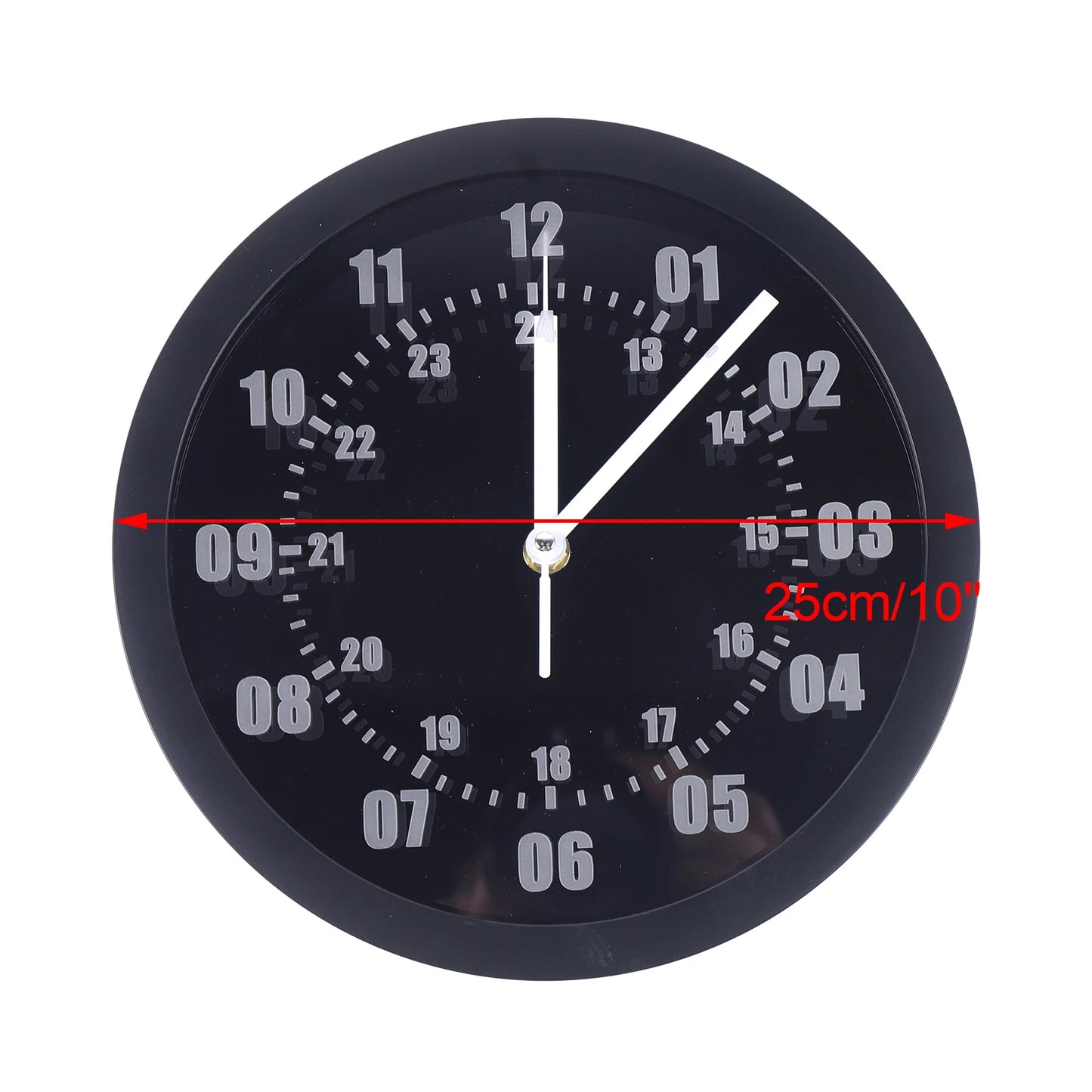 LED Indoor Outdoor Luminous Wall Clock With Remote Control Night Lighting