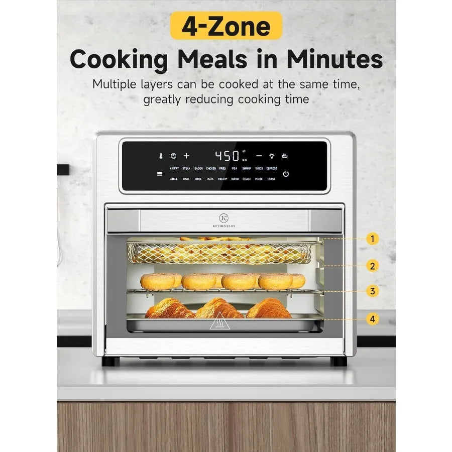 26.4 Qt Convection Oven Toaster Air Fryer Combo