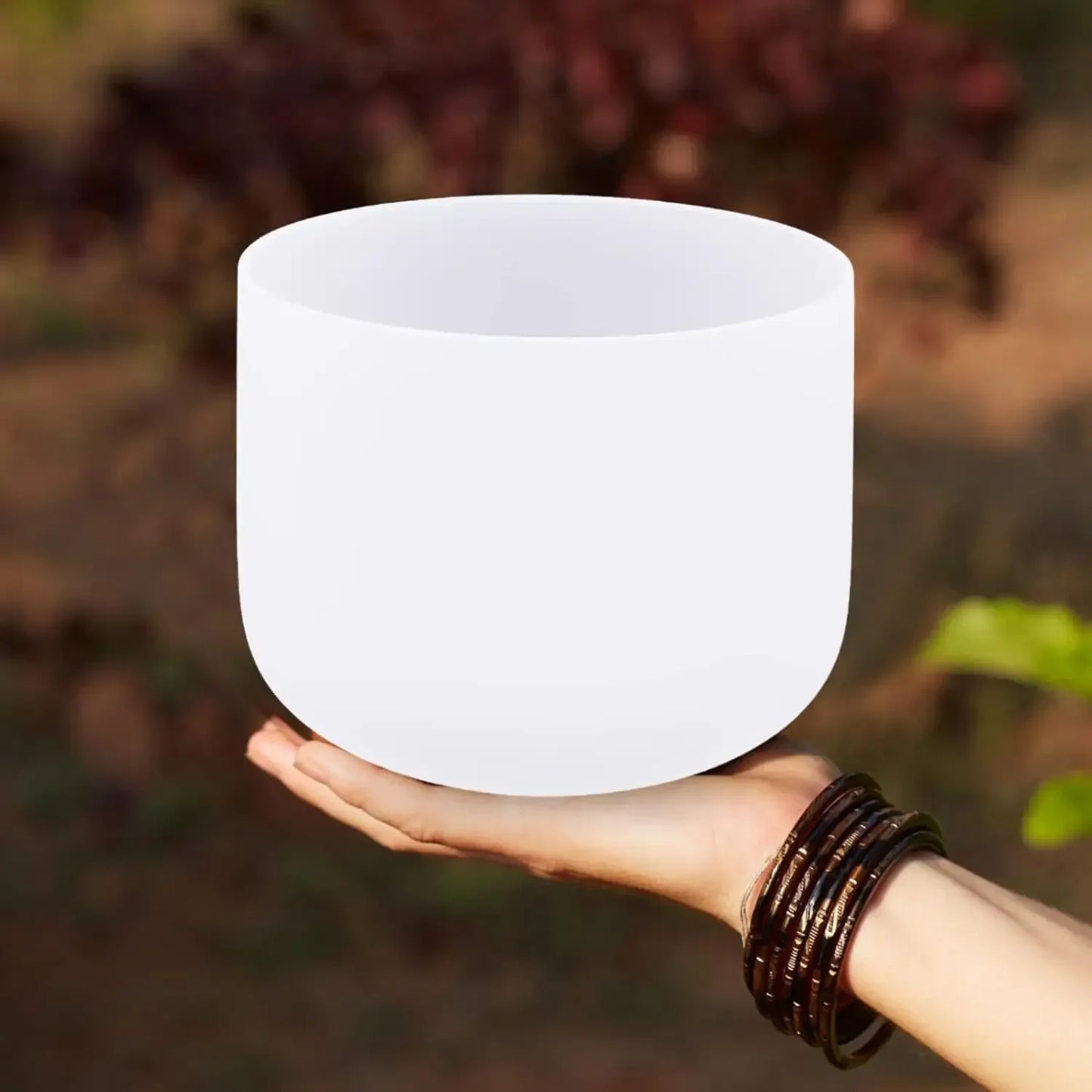 432 Hz Crystal Singing Bowl