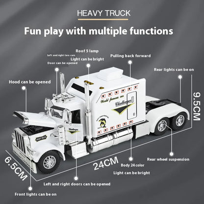 1:24 Scale Peterbilt 389 model, with lighting and sound