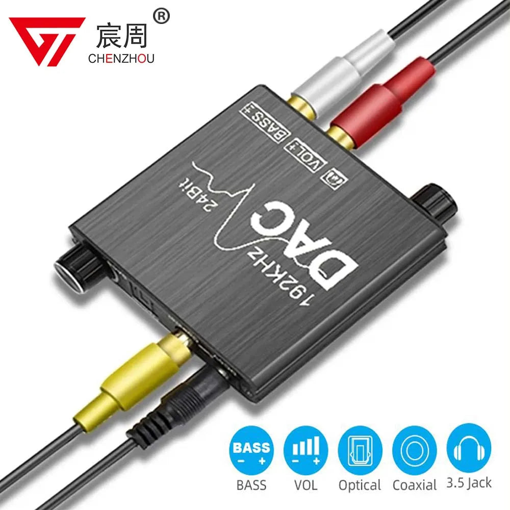 192KHz/24Bit Digital to Analog Audio Converter