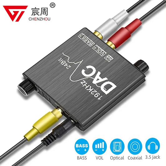 192KHz/24Bit Digital to Analog Audio Converter