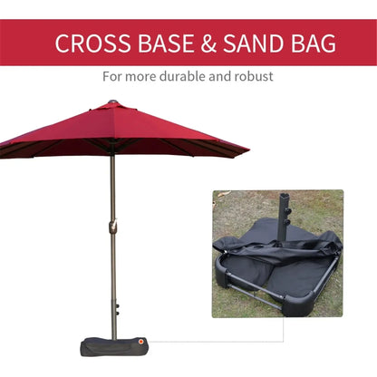 Outdoor beach umbrella/Double-Sided Market Umbrella