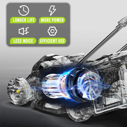 13" Lightweight Cordless Lawn Mower