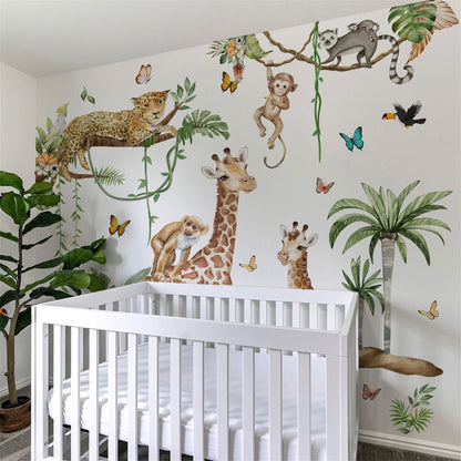 Adorable Woodland Creatures Wall Decals for Kids Room or Nursery Decor