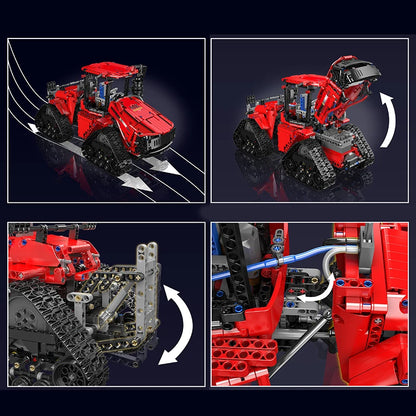 RC MOC-35270 Pneumatic Crawler Tractor Building Block Set by Mould King