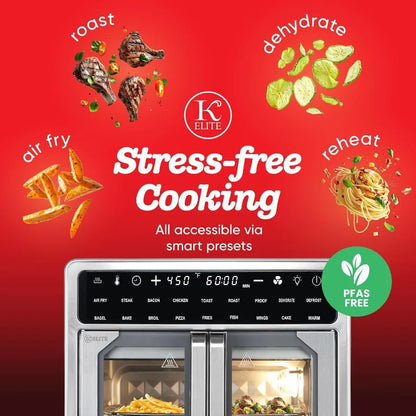 16 Quart French Door Air Fryer Oven
